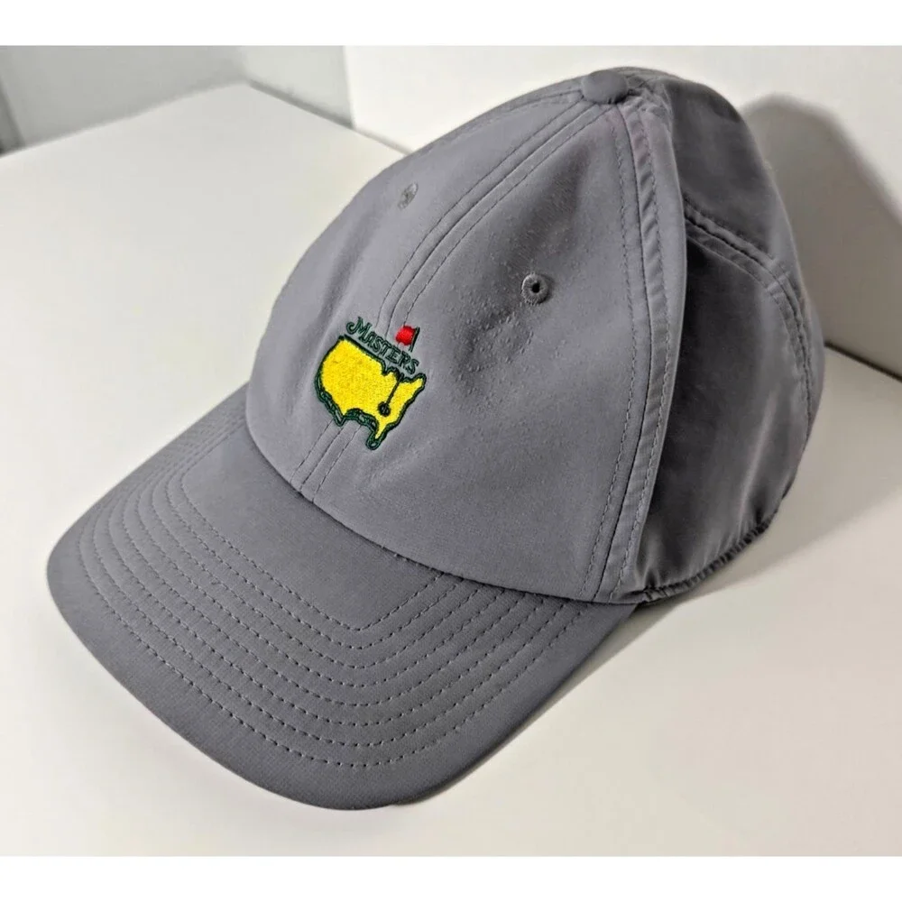 Masters Augusta National Golf Hat American Needle Gray Strapback Cap Dad Hat